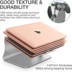 Laptop Stand, Aluminum Notebook Holder Riser Heat-Vent - Image 6