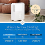 hOmeLabs 50 Pint Wi-Fi Dehumidifier - Image 6