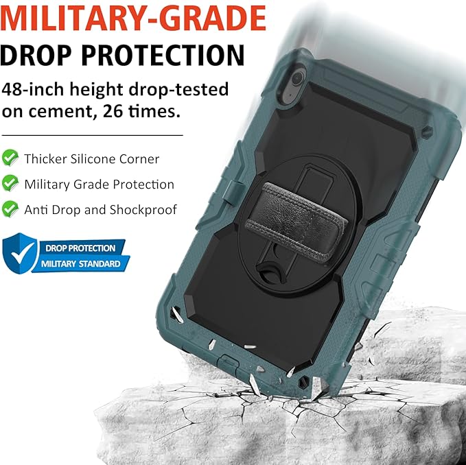 Ambison Case for iPad A16 11th/10th Generation 11"/10.9'' 2025/2022, Heavy Duty - Image 4