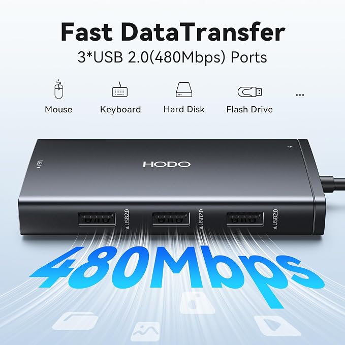 USB C Docking Station Dual Monitor Adapter - Image 8