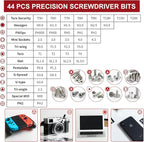 SHARDEN 58 in 1 Small Precision Screwdriver Set Magnetic Mini Screwdriver Set - Image 2