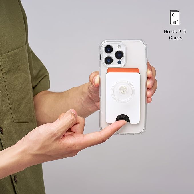 PopSockets Phone Wallet with Expanding Grip and Adapter Ring - Image 3
