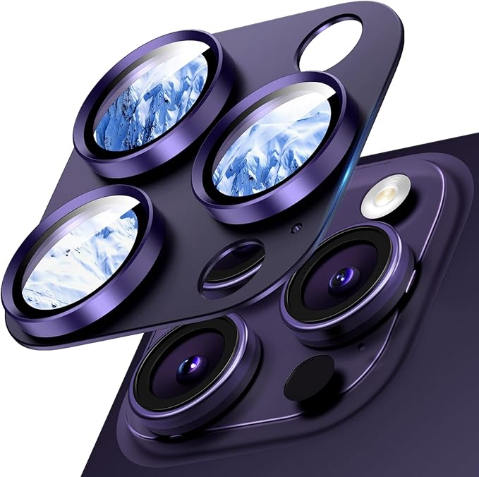 Camera Lens Protector for iPhone 16 Pro Max/16 Pro/iPhone 15 Pro Max/15 by WumigooProducts