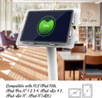 Tablet Kiosk Floor Stand, All Metal Rotate Lockable - Image 6