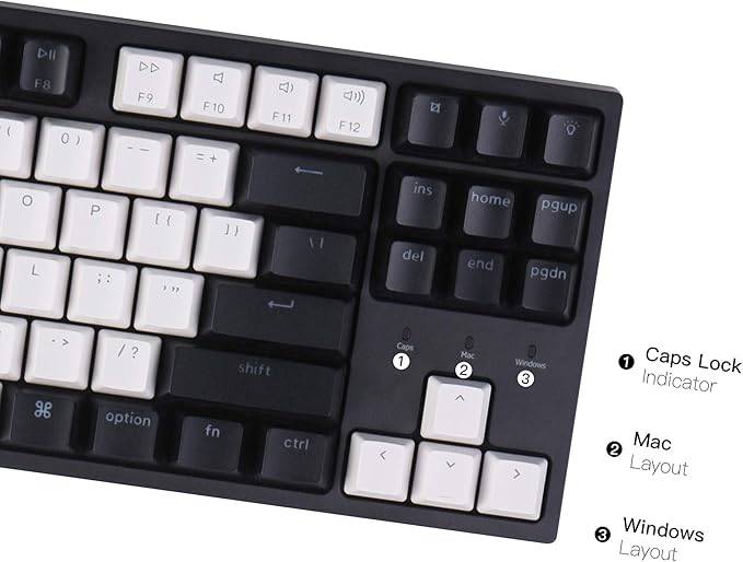 Keychron C1 Wired Mechanical Keyboard TKL, RGB Backlit - Image 5