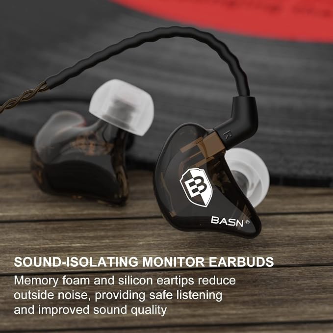 BASN in Ear Monitor Headphones for Musicians, Bsinger 2nd Generation Sound - Image 3