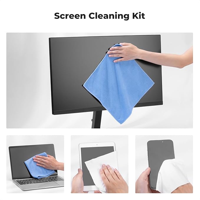 KF Concept 250ML Screen Cleaner Spray + Large Pearl Cloth + Microfiber Cloths*2 - Image 2