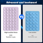 2PACK Silicone Double Sided Suction Phone Case Mount, Detachable Hands Free & - Image 4