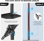 AboveTEK Security iPad Kiosk Floor Stand, Anti-Theft POS Tablet Stands - Image 7