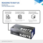 CLT-K407S Black Toner Cartridge 1-Pack Replacement - Image 5