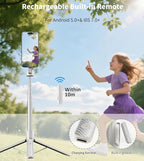 TONEOF 68" Magnetic Selfie Stick Tripod - Image 6
