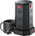 Power Strip Surge Protector, 6.5 Ft Extension Cord by SMALLRT