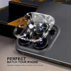 beuxece for 6 Pack iPhone 15 Pro/iPhone 15 Pro Max Camera Lens Protector 9H - Image 4