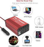 Pro Chaser 400W Car Power Inverter 12V DC to 110V AC Car Truck RV Inverter 6.2A - Image 4