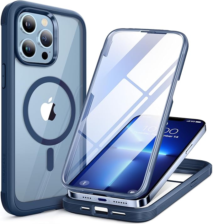 Miracase Magnetic Glass for iPhone 13 Pro Case, Compatible by Miracase