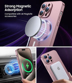 Magnetic for iPhone 15 Pro Max Case Slim Soft Silicone Bumper Shockproof - Image 2