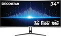Deco Gear 34” Curved Ultrawide Business Monitor | 3440x1440, 99% sRGB | by DecoGear