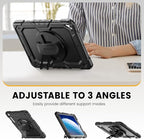 Timecity for iPad Air 3/ Pro 10.5 Inch Case, 360° Rotating Stand, Pencil Holder - Image 6