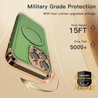 COOLQO for iPhone 15 Pro Max Case 6.7'' Upgraded 360° Spin Magnetic Stand - Image 5