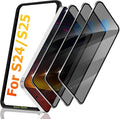 3 Pack Galaxy S24/S25 Privacy Anti spy Screen Protector, 9H Hardness Tempered by Xenovont