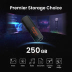 MMOMENT MK700 250GB USB 3.2 Gen2x1 Flash Drive, Read Speed up to 600MB/s - Image 5