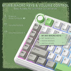 RK ROYAL KLUDGE L75 Gasket Mount Mechanical Keyboard w/Knob/Macro Keys & - Image 4