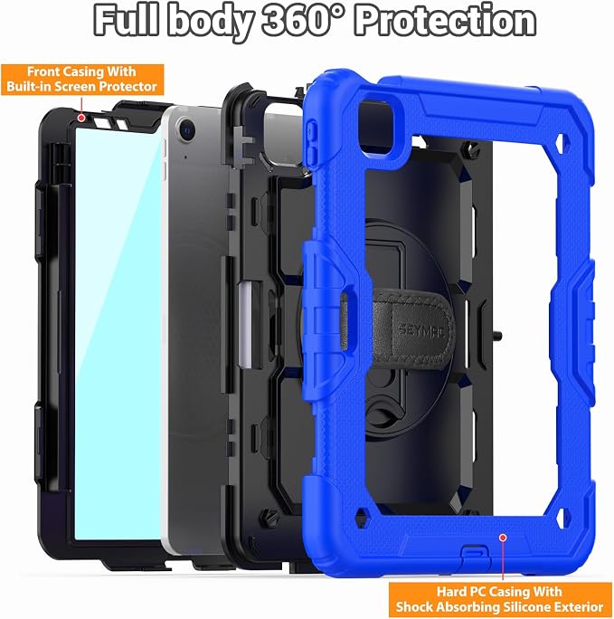 SEYMAC for iPad Air 5th/ 4th Generation Case 10.9 Inch, Full-Body Shockproof - Image 5