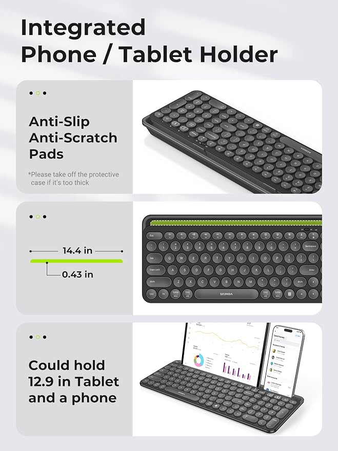 seenda Bluetooth Keyboard and Mouse - Image 3