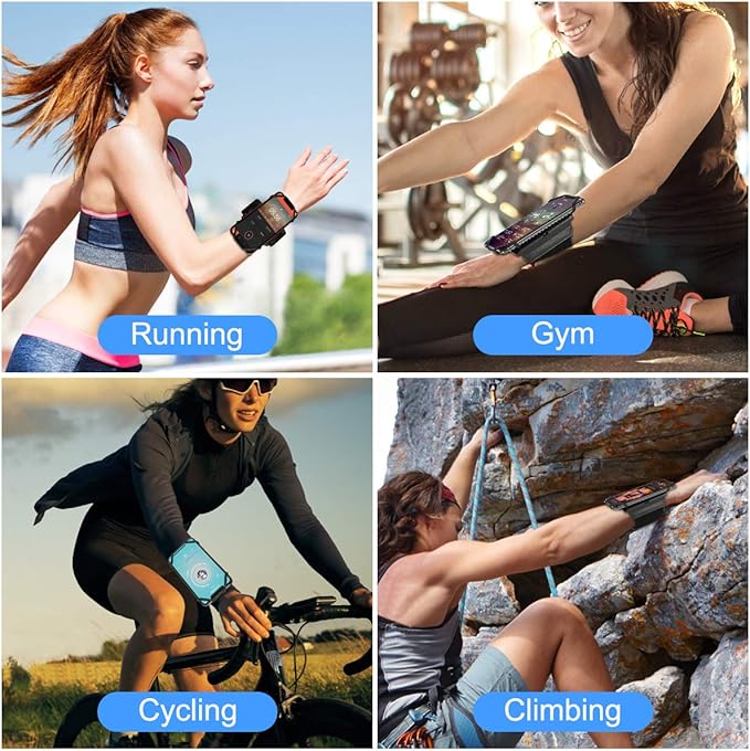 VUP Wristband Phone Holder, 360° Rotatable Forearm Armband - Image 6