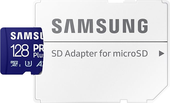 Samsung PRO Plus microSD Memory Card + Adapter, 128GB microSDXC, Full HD & 4K - Image 2