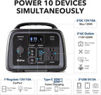 BLUERISE Solar Generator 320Wh Portable LiFePO4 Power Station - Image 2