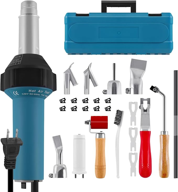 Iglobalbuy 1600W Hot Air Plastic Welder Roofing Welding Complete Kit, 110V by Iglobalbuy