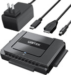 Unitek USB C to SATA 6Gbps IDE Adapter External Hard Drive Converter Kit by Unitek