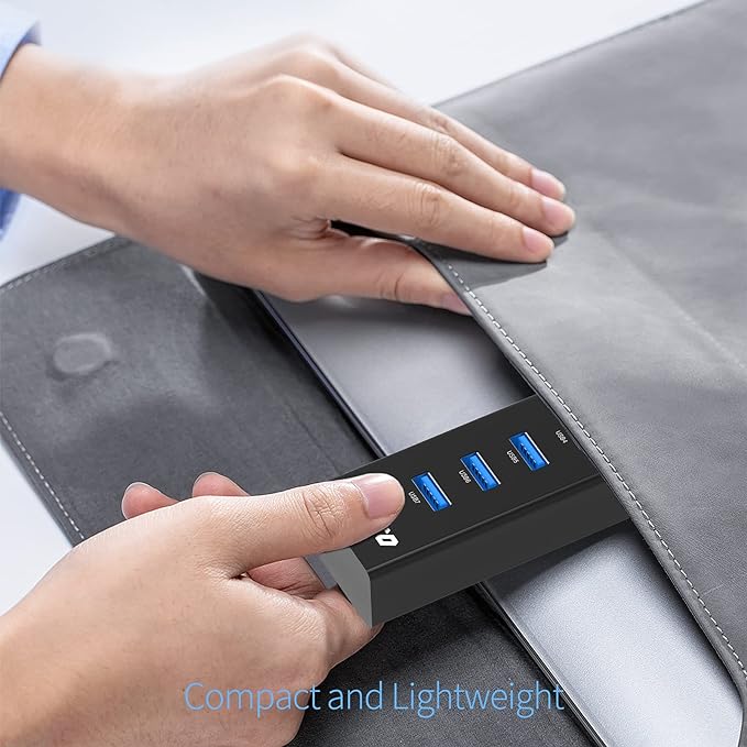 7-Port USB 3.0 Hub, IVETTO Data USB Hub Splitter - Image 6