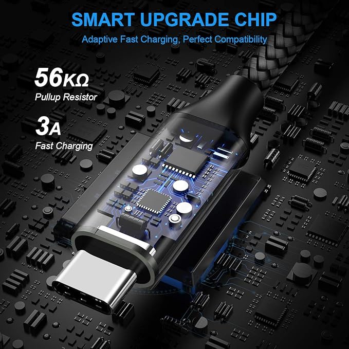 etguuds 6ft USB A to USB C Cable 3A Fast Charging, - Image 2