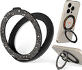 COOLQO Upgraded Magnetic Phone Ring Holder Stand, Super Magnet Cell Phone Grip by COOLQO