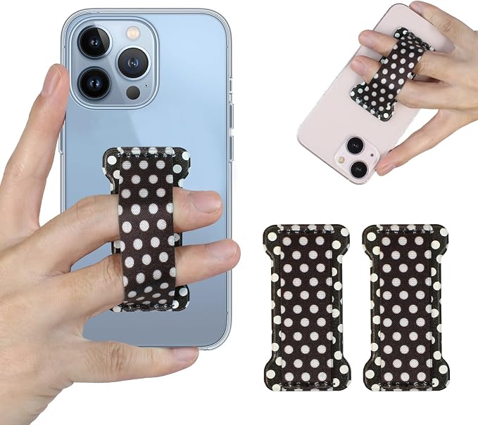 Finger Strap Phone Holder, Cell Phone Finger Grip Strap Holder by WUOJI
