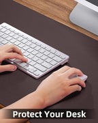 Non-Slip Desk mat, PULeather Desk Pad Protector, Office Desk Mat, Large Mouse - Image 3