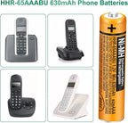 4 Pack HHR-65AAABU NI-MH Rechargeable Battery - Image 5