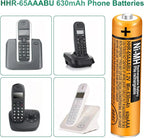 6 Pack HHR-65AAABU NI-MH Rechargeable Batteries 1.2V 630mAh AAA Battery - Image 8
