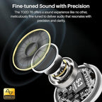 TOZO T6 Wireless Earbuds, Stereo Sound in Ear Headphones, 50 Hours Playtime - Image 2