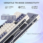 RK ROYAL KLUDGE L98 Wireless Mechanical Keyboard w/Left-Handed Southpaw Design - Image 3