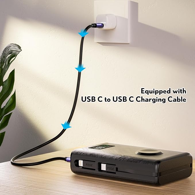 pzoz 20000mAh Portable Power Bank Powerbank Battery Pack - Image 6