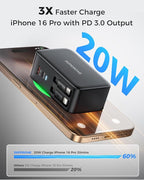 SUPERONE Retractable iPhone charger, 4-Port USB C Charger Block, iPhone - Image 4