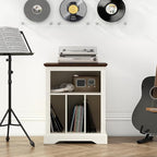 Farmhouse Record Player Stand, 3 Tier End Table, Turntable Stand - Image 7