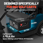 36V 300Ah Golf Cart Lithium LiFePO4 Battery - Image 2