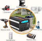3000W Power Inverter 12V DC to AC 110V/120V 6000W Converter 3 sockets car - Image 6