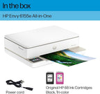 HP Envy 6155e Wireless All-in-One Color Inkjet Printer, Duplex Printing - Image 6