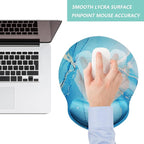 Mouse Pad with Wrist Support, Ergonomic Mouse Pad with Memory Foam Wrist Rest - Image 7