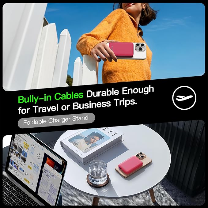 2025 Magnetic 15W Power Bank for iPhone, 5000mAh Magsafe Battery Pack - Image 8